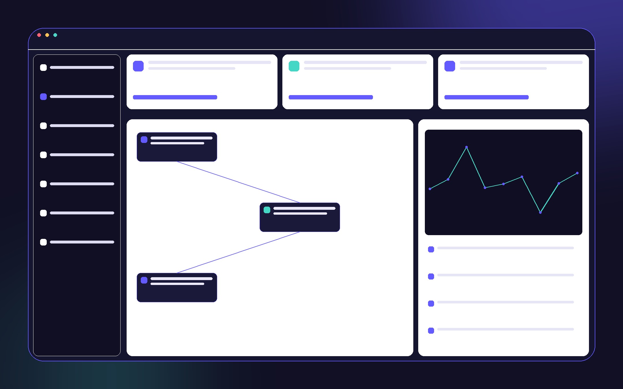 Deution product interface showing AI and automation workflows
